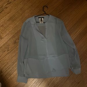BCBGMaxAzria Blue Shirt - Medium